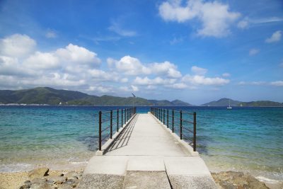 鹿児島県瀬戸内町のスリ浜と綺麗な海の景色