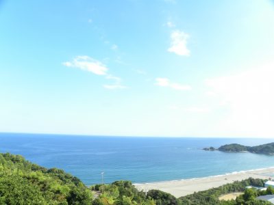 高知県東洋町のビーチと海岸線の風景