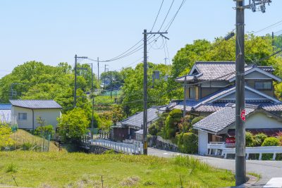大阪府豊能町の妙見口駅から妙見山までのハイキングコース　花折街道