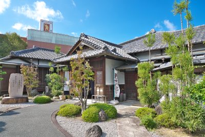 和歌山県広川町にある稲むらの火の館という伝統的な町並み