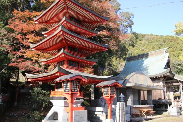 福岡県宮若市の街並み(福岡県宮若市の清水寺風景)