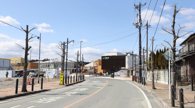 福島県双葉町の町並み