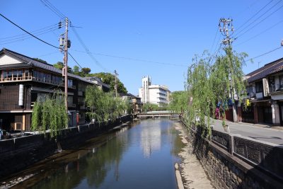 兵庫県豊岡市の街並み(城崎温泉 2021年5月)