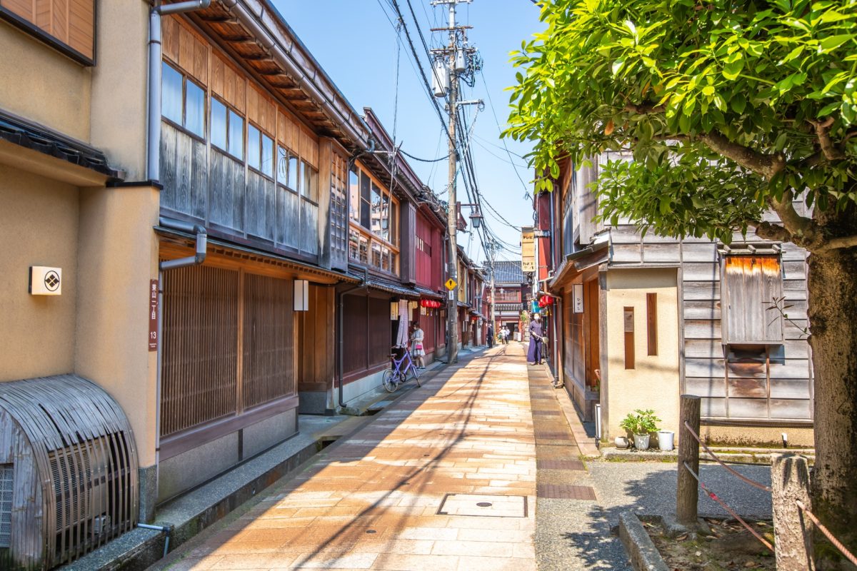 石川県金沢市の古民家の風景