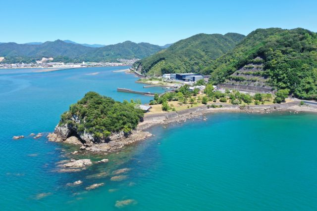 高知県宿毛市の街並み(高知県宿毛市　道の駅すくも周辺の風景)