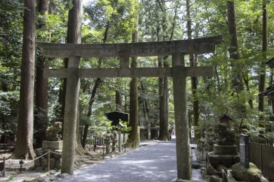 三重県鈴鹿市の街並み(椿大神社 鳥居)