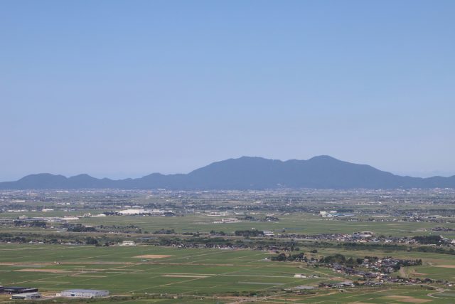 新潟県田上町ののどかな町並み