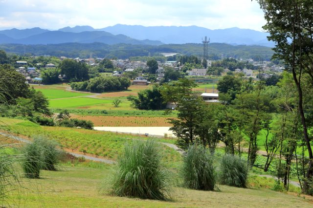 埼玉県鳩山町にある愛郷の里と田舎の風景