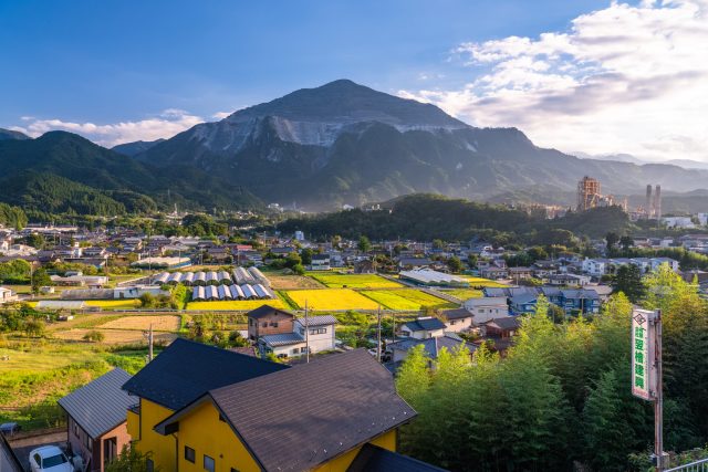 埼玉県横瀬町ののどかな日本の原風景と里山