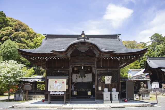 滋賀県大津市の街並み(三尾神社)