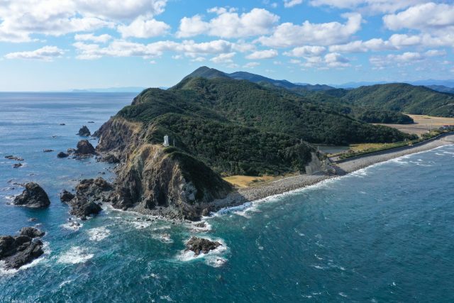 徳島県阿南市の街並み(徳島県阿南市 蒲生田岬)