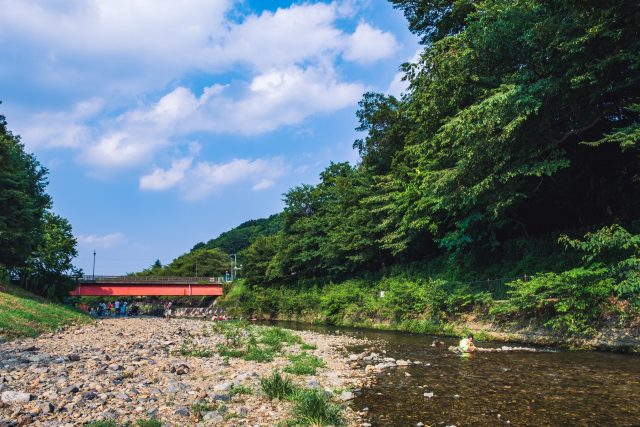 東京都清瀬市の街並み(清瀬金山緑地公園)