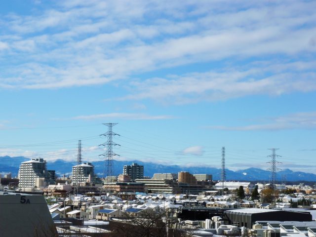 東京都小平市の街並み「冬の小平」