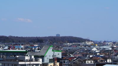 東京都武蔵村山市の街並み(高所からの市街の眺望)