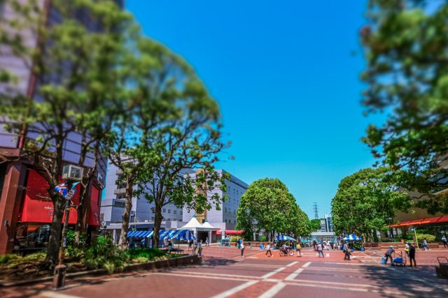 東京都多摩市の街並み(多摩センター)